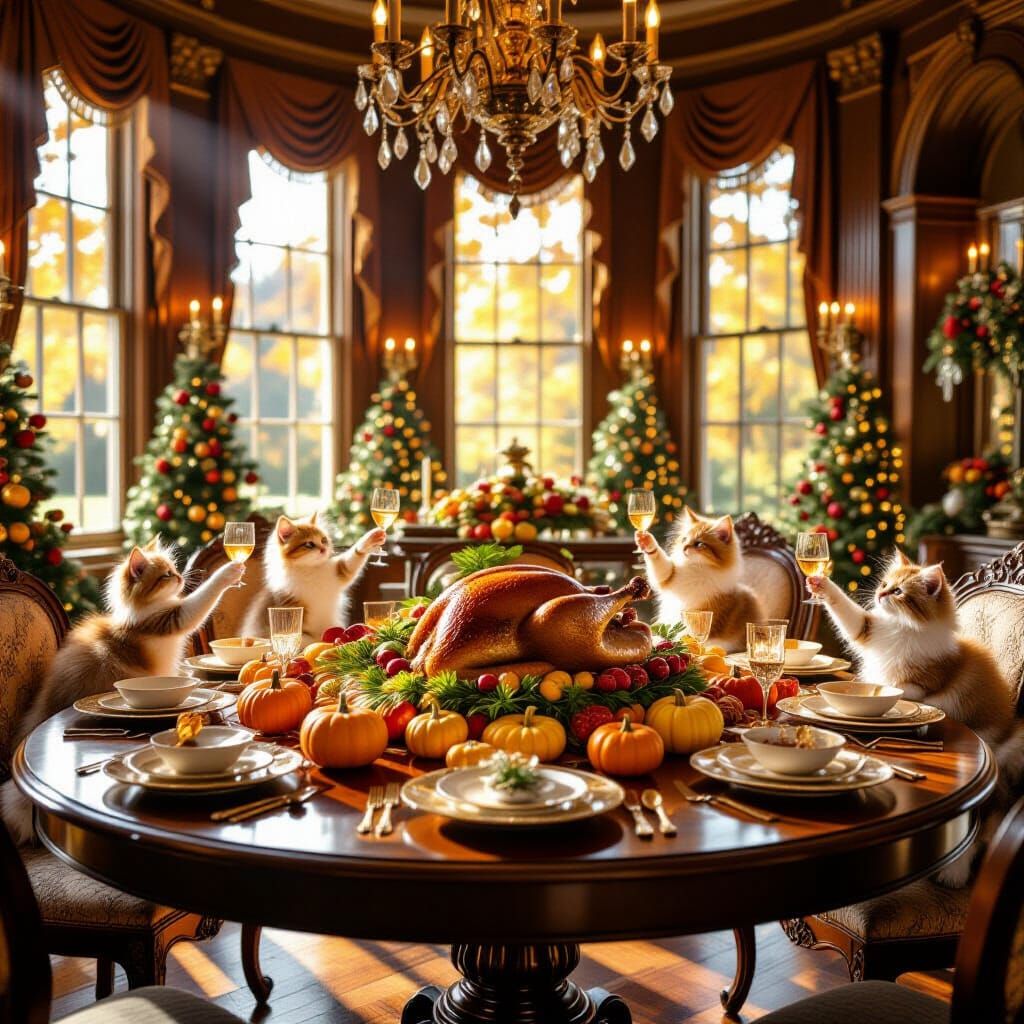 Furry Thanksgiving  by @PSO