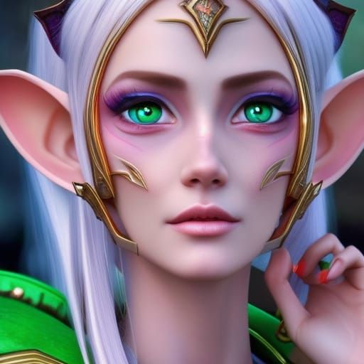 The Elven Princess v5 - AI Generated Artwork - NightCafe Creator