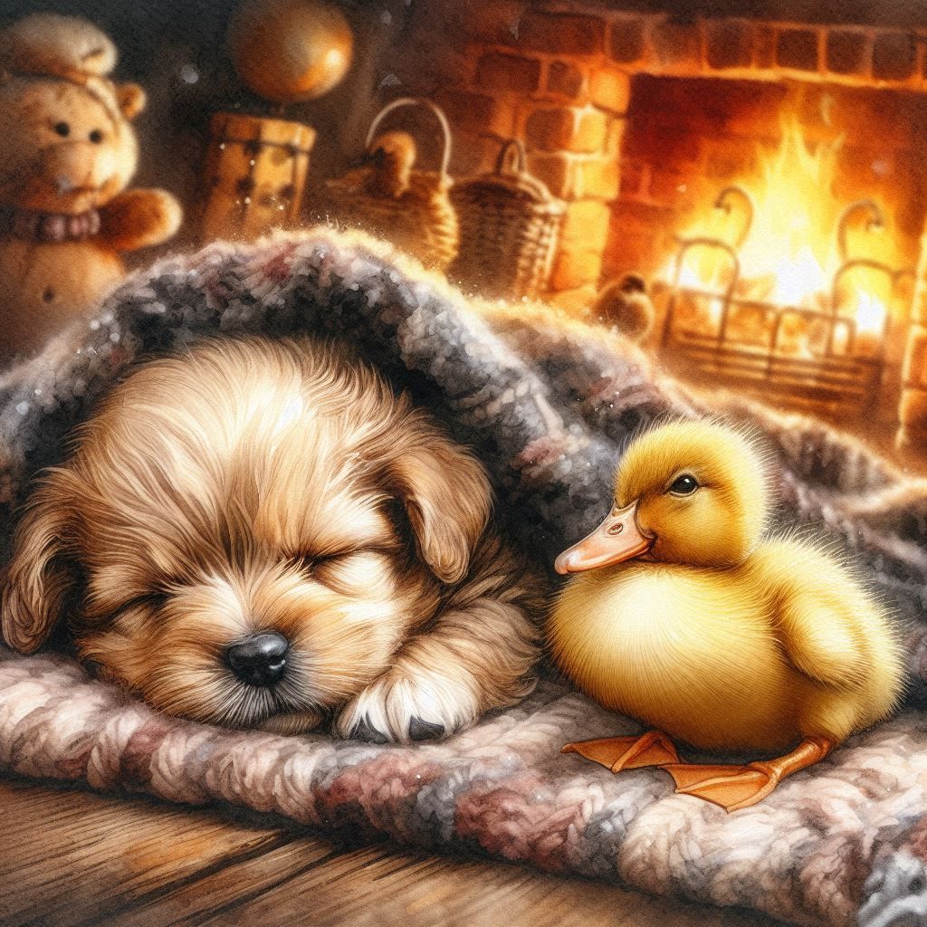 Poor puppy, he is sick