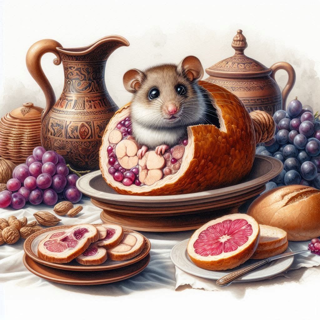 Roman Recipe AI Fail: Stuffed Roasted Dormouse