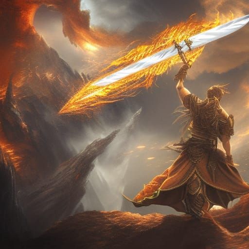 fire and water elemental sword