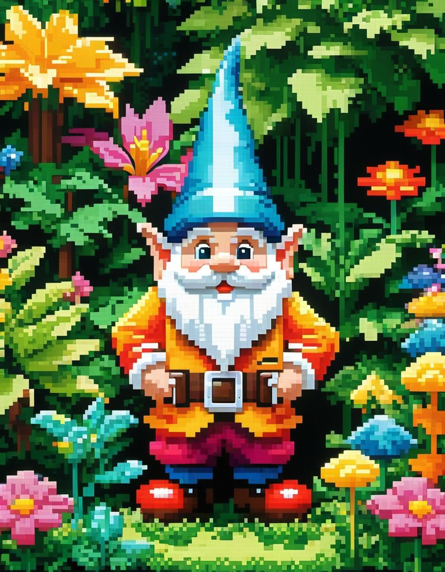 Gnome hunter  by @StriderAiArt