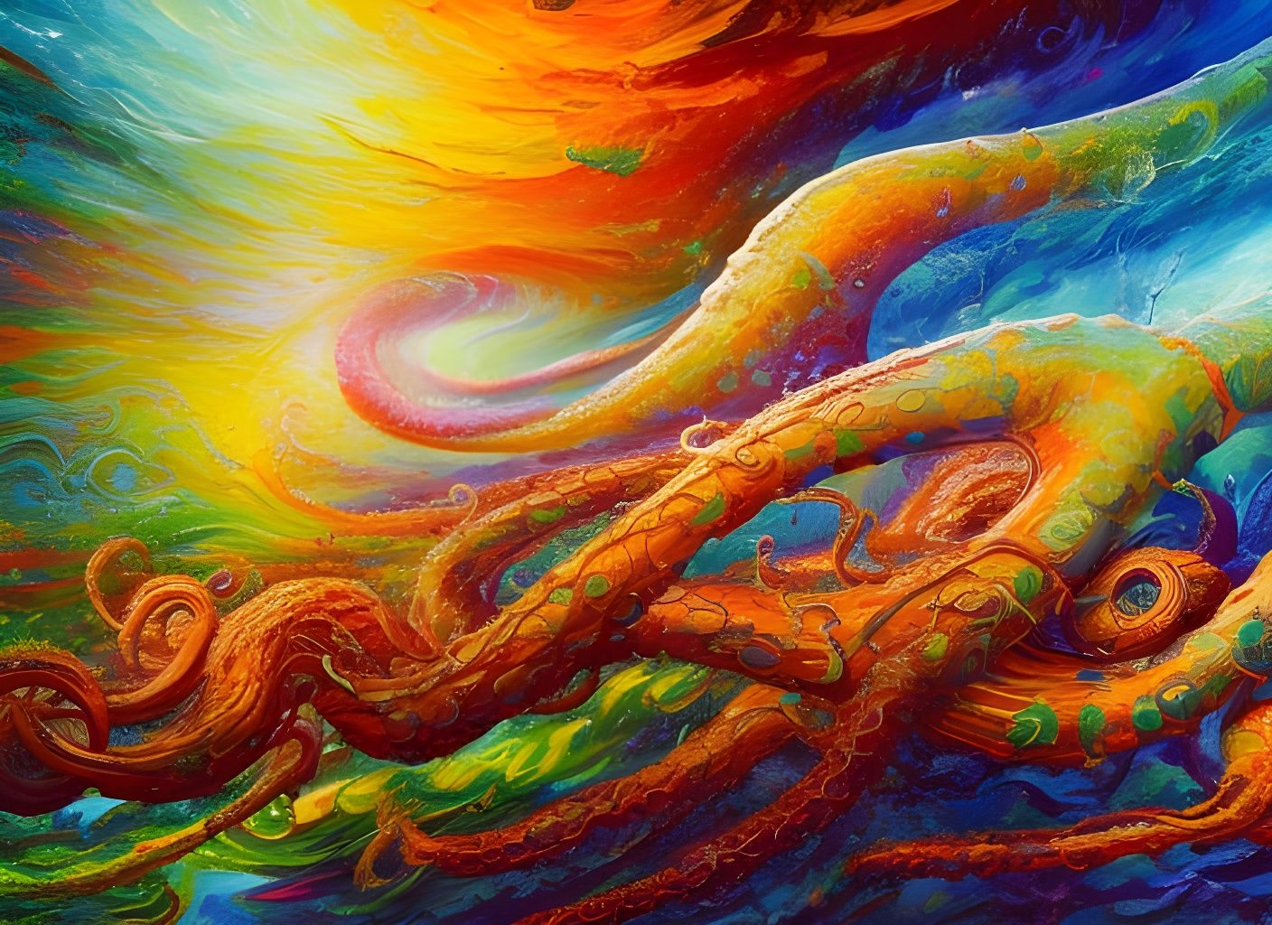 Cosmic Wave Tentacle Worms (IIb)