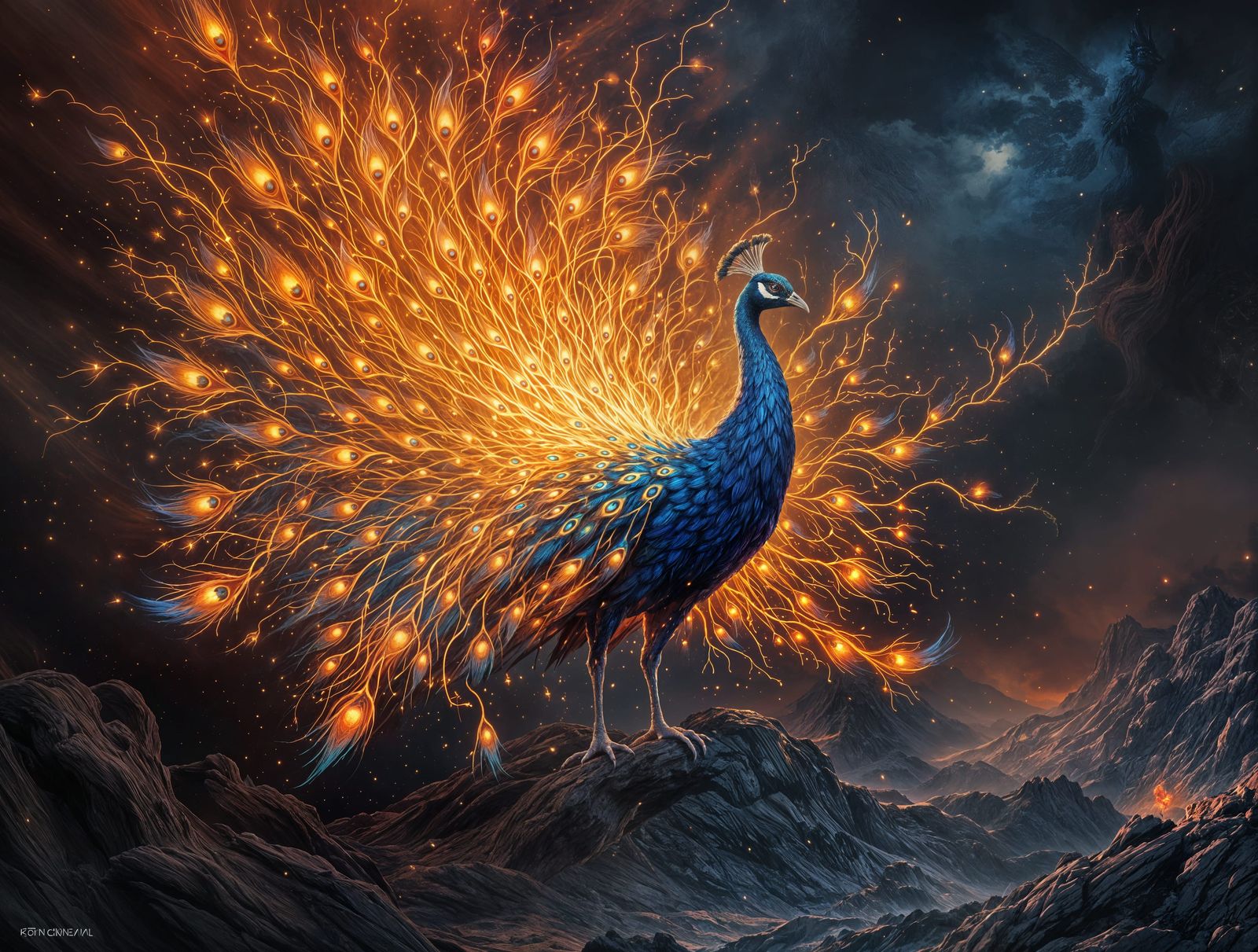 Fiery Elegance  by @Gate