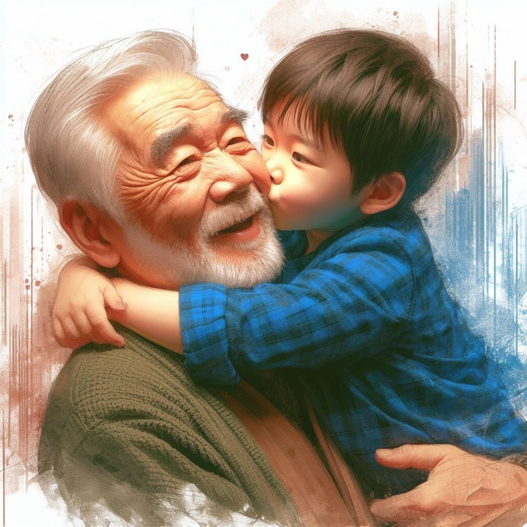 I Love My Grandpa  by @Xine Segalas