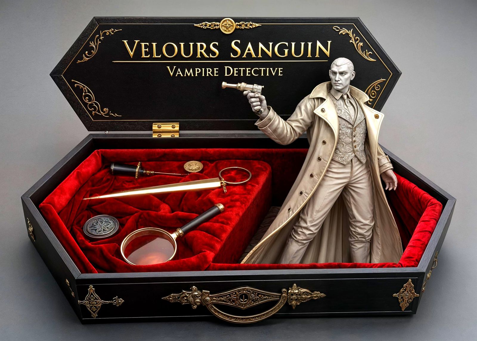 "Velours Sanguin", the last Vampire Detective Figure.  by @Francis H