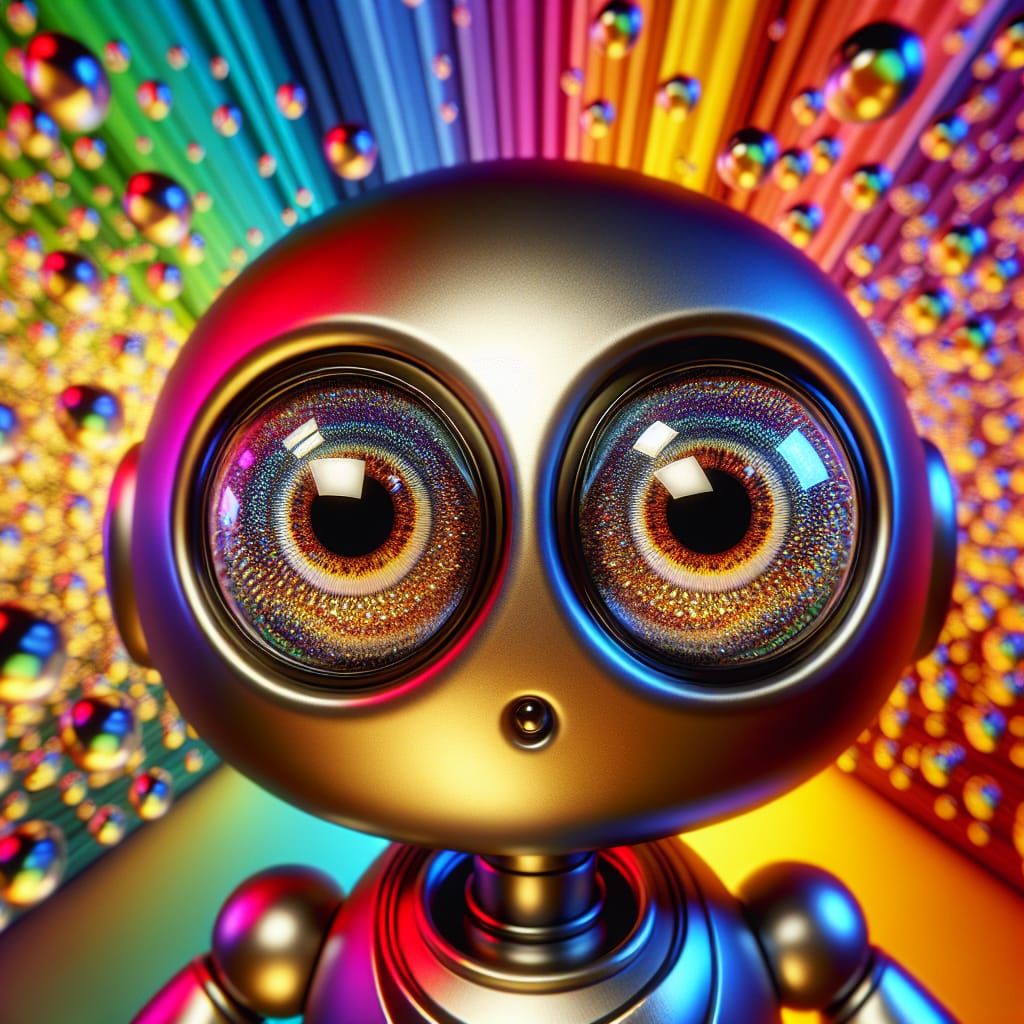 Robot Googly eyes  by @CegoMetal