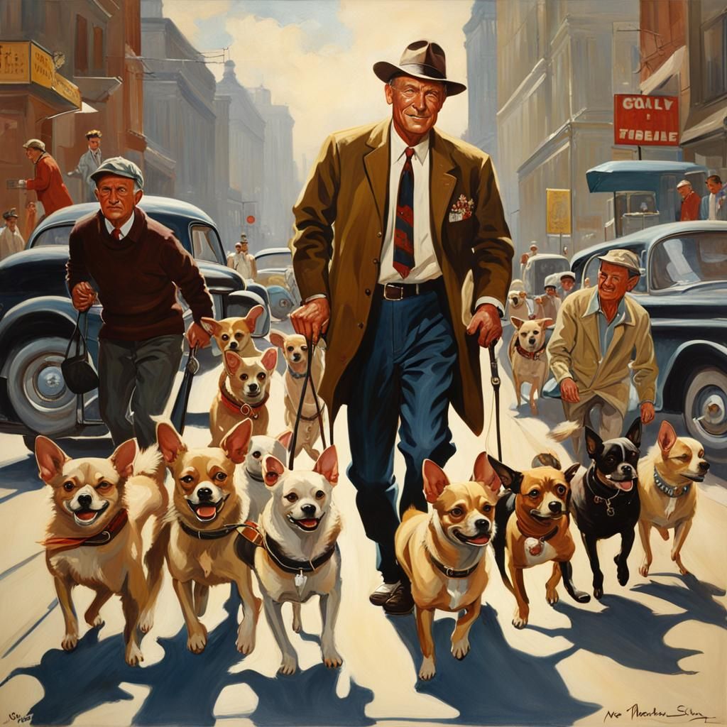 Dude Walkin’s Some Hooeys