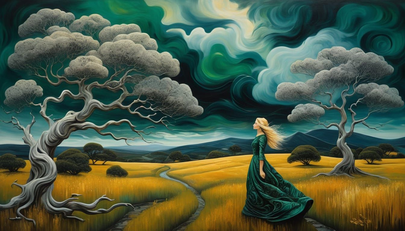 Storm Above the Vale  by @Checo