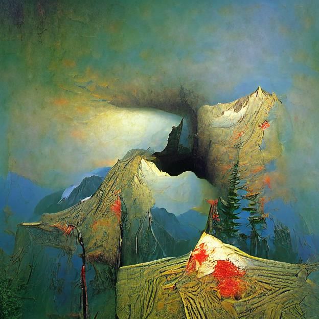 north cascades highway zdzisław beksiński