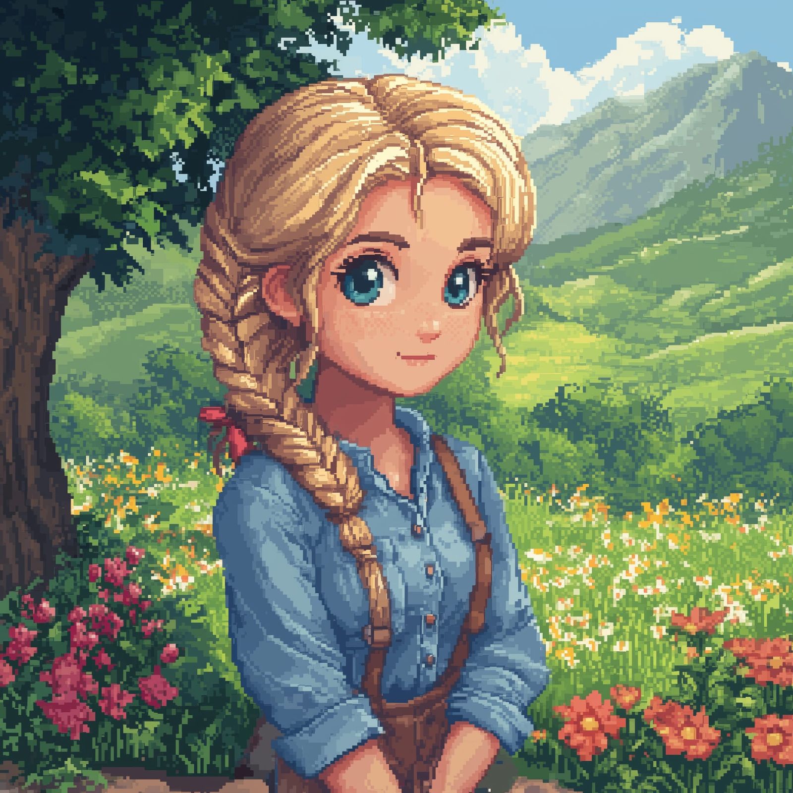 Pixel Valley Girl