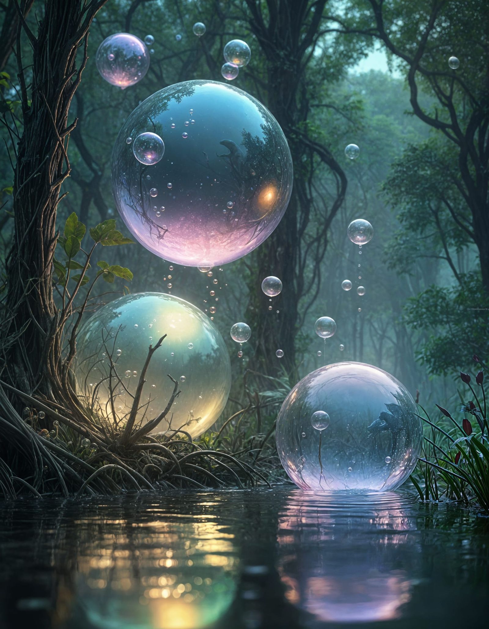 The Bubble Bayou  by @hrodebaiart