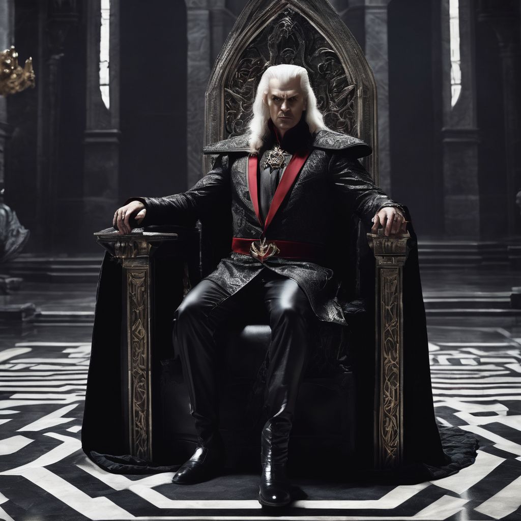 A very menacing fictional fantasy art portrait of an incredi...