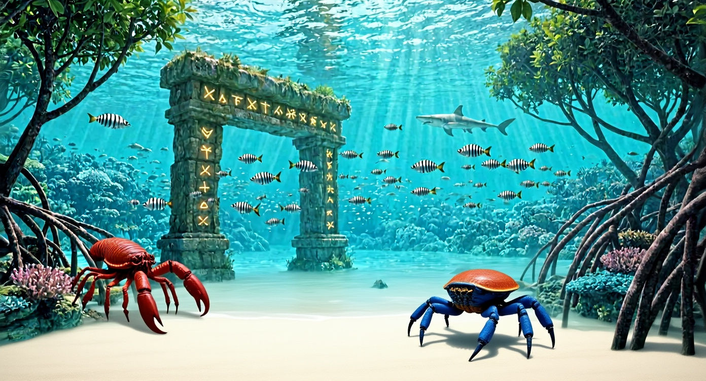 Mangrove Ruins are still guarded.