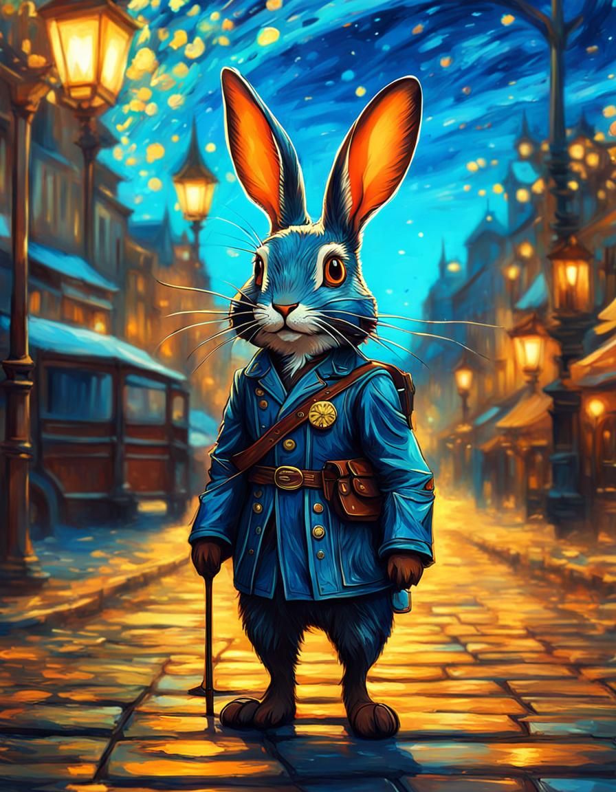 Mr Rabbit  by @Dragoljub