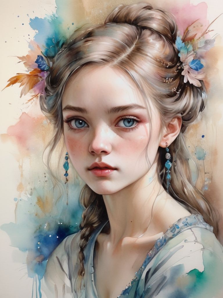 Portrait of a young lady