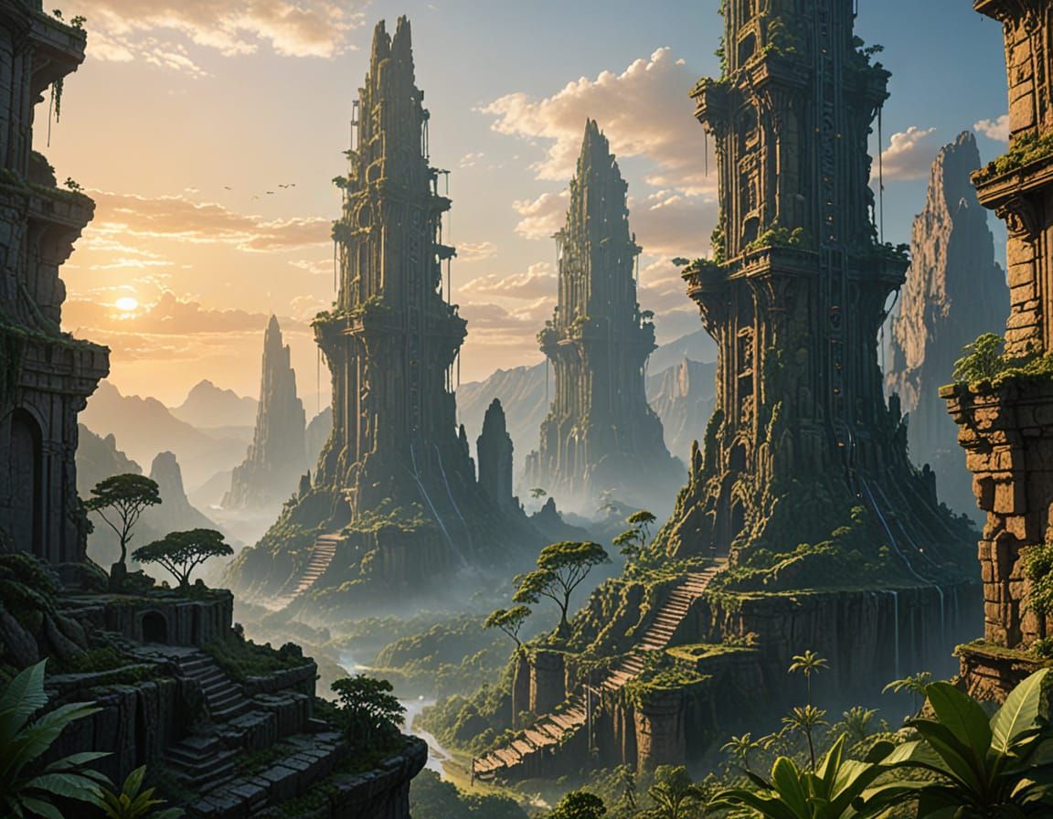 A lost city with unknown powers and technology