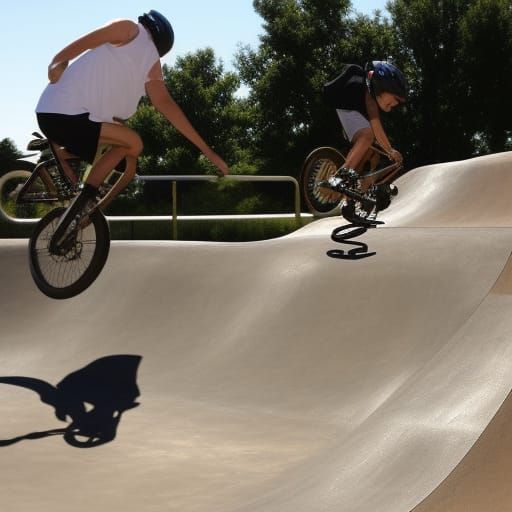 Joe Ash and Jeffrey meet up at the skate park. And they ride...