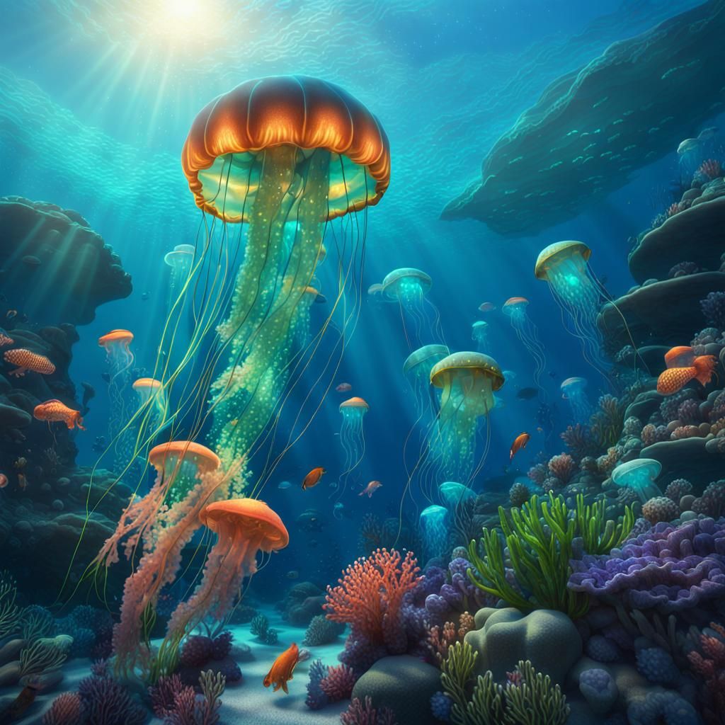 The coral reefs, fascinating works of art that show the beau...