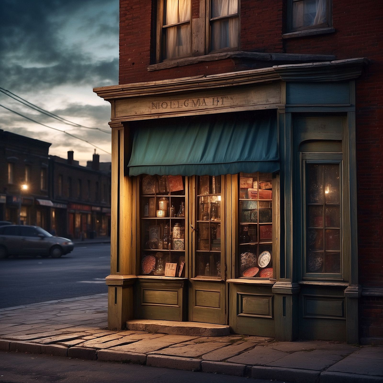 18 –  The article reported that in the market area there were some shops selling used items and antiques.