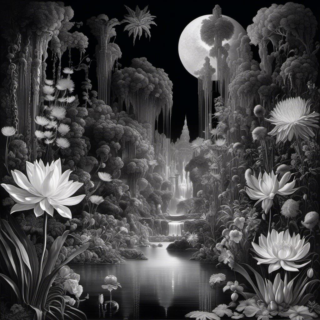 Black and White - AI Generated Artwork - NightCafe Creator