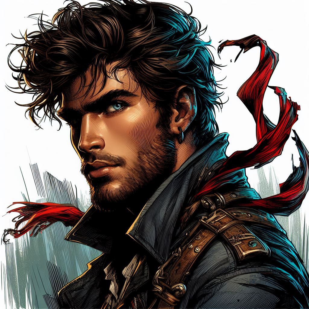 Blue Eyes and Red Ribbon