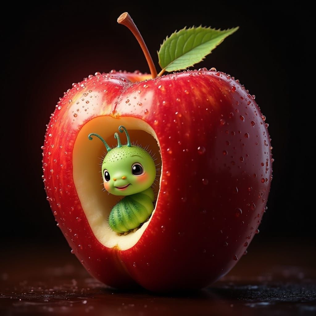 What's worse than finding a worm in your apple, finding half of one.....  by @Bill 