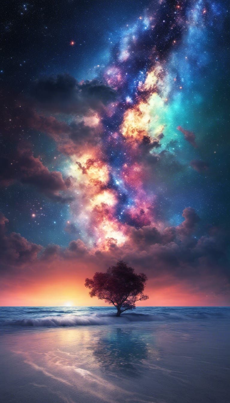 Million Colored Milky Way