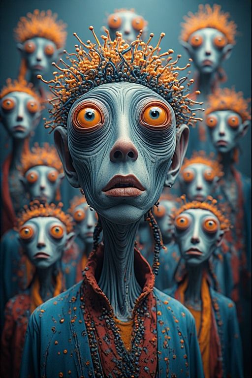 Des personnages étranges