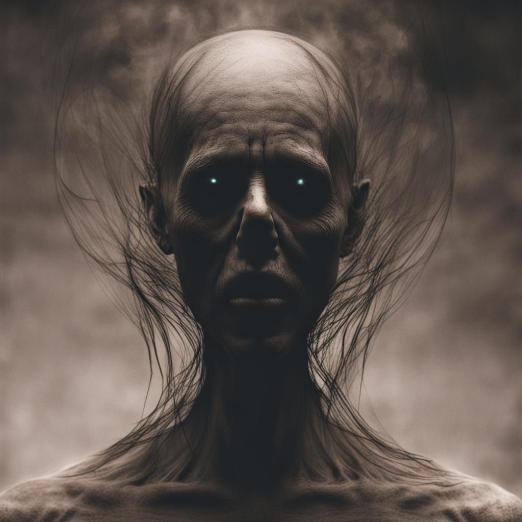 Scary unknown otherworldly entity
