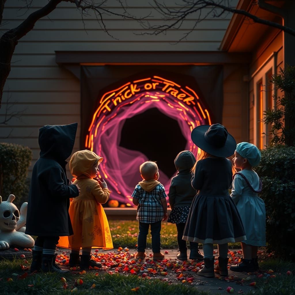 Trick or Treat into black hole