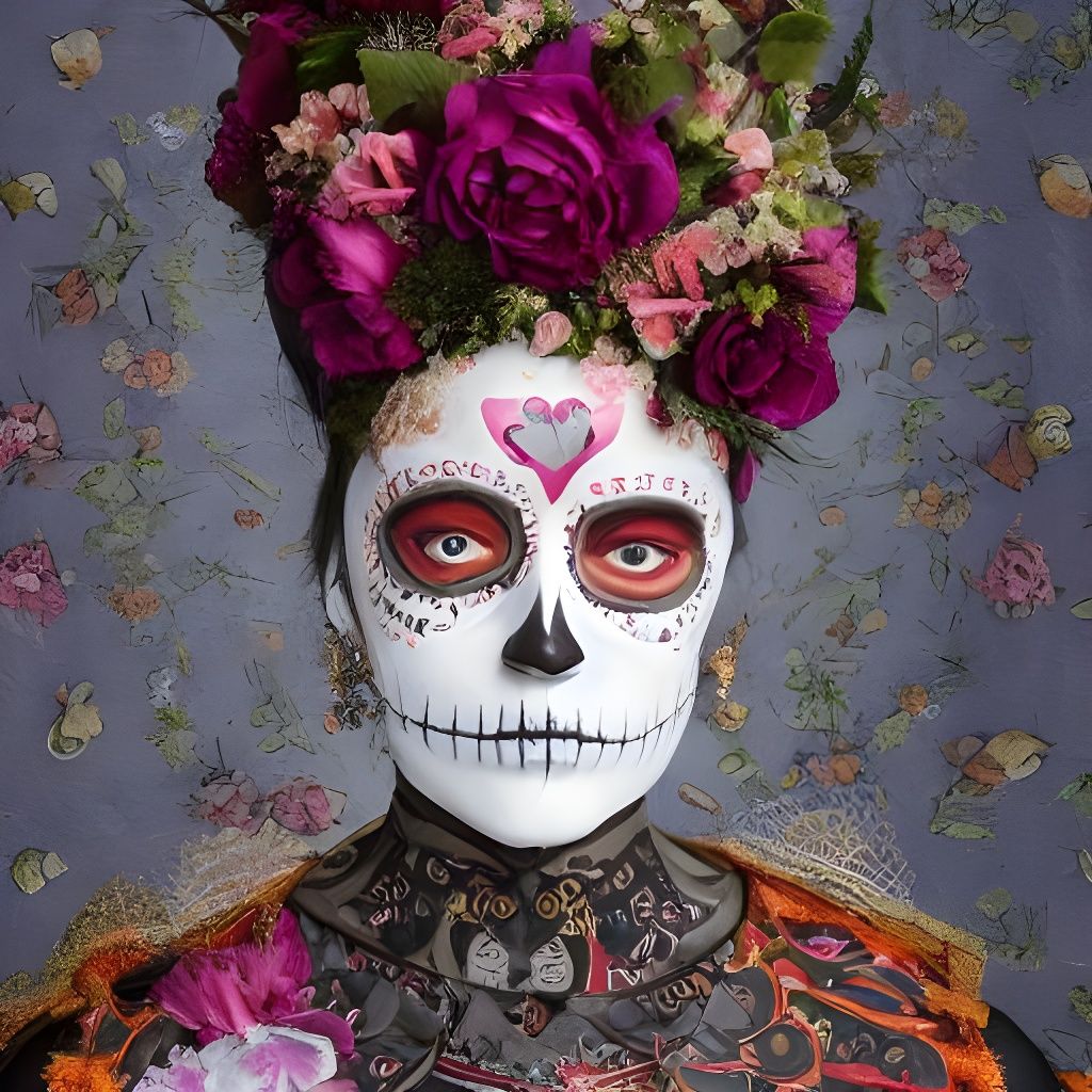 Day of the Dead - AI Generated Artwork - NightCafe Creator