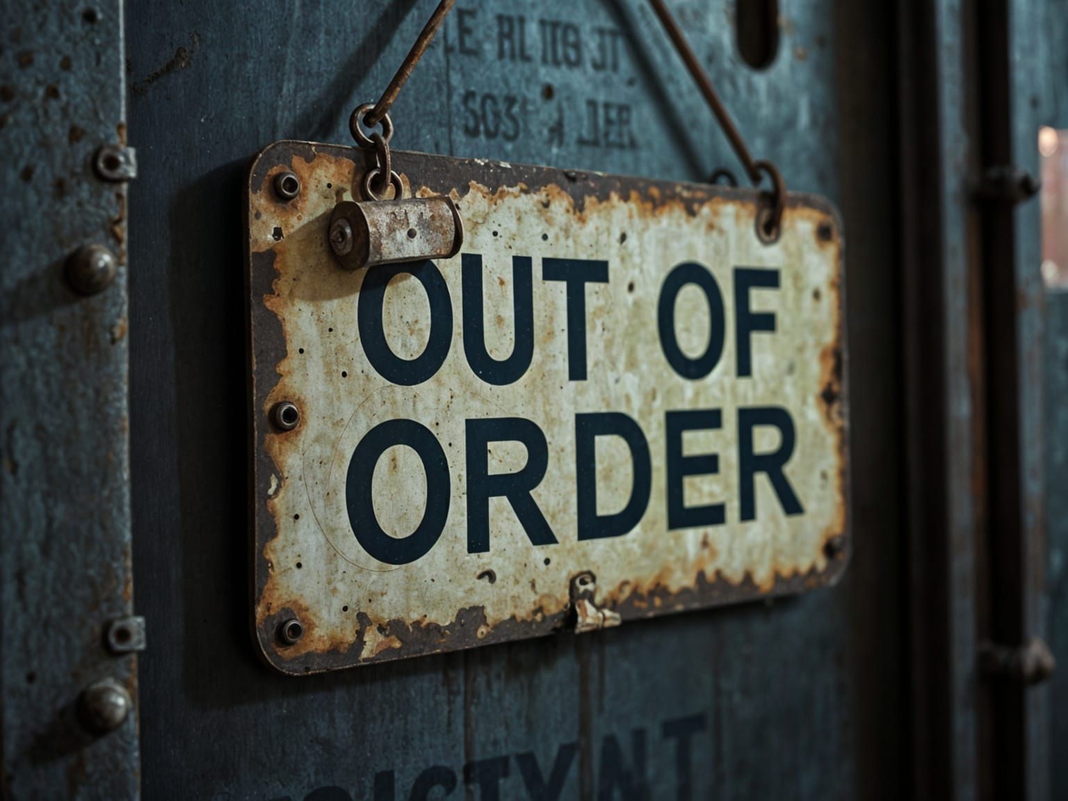 Out of Order  by @snickrs