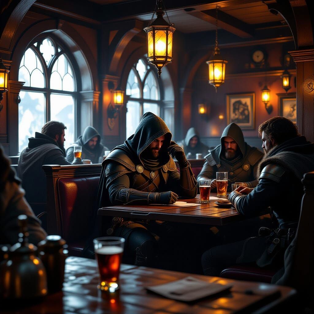 Shady conversations over a pint  by @Jamin