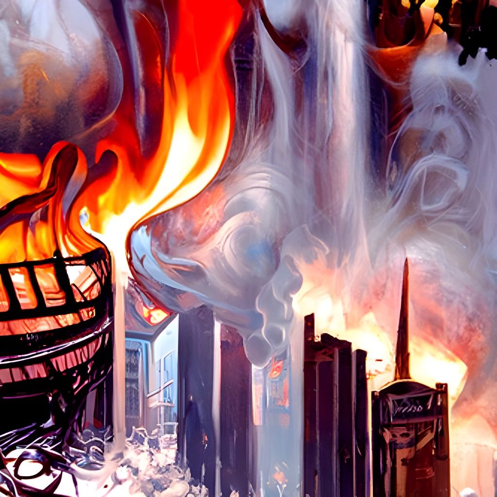 Stock market on fire