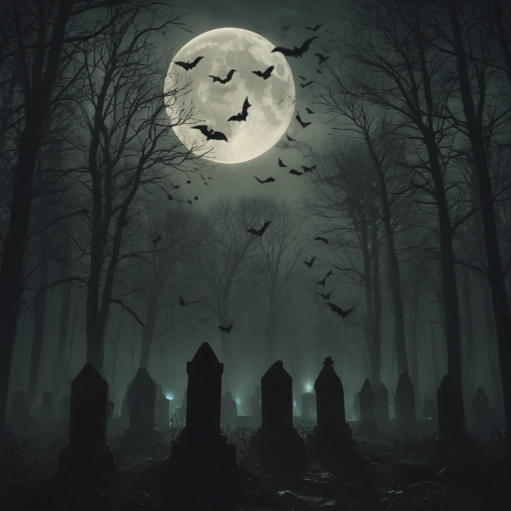 Dark Fantasy: Witches Coven in Haunted Forest