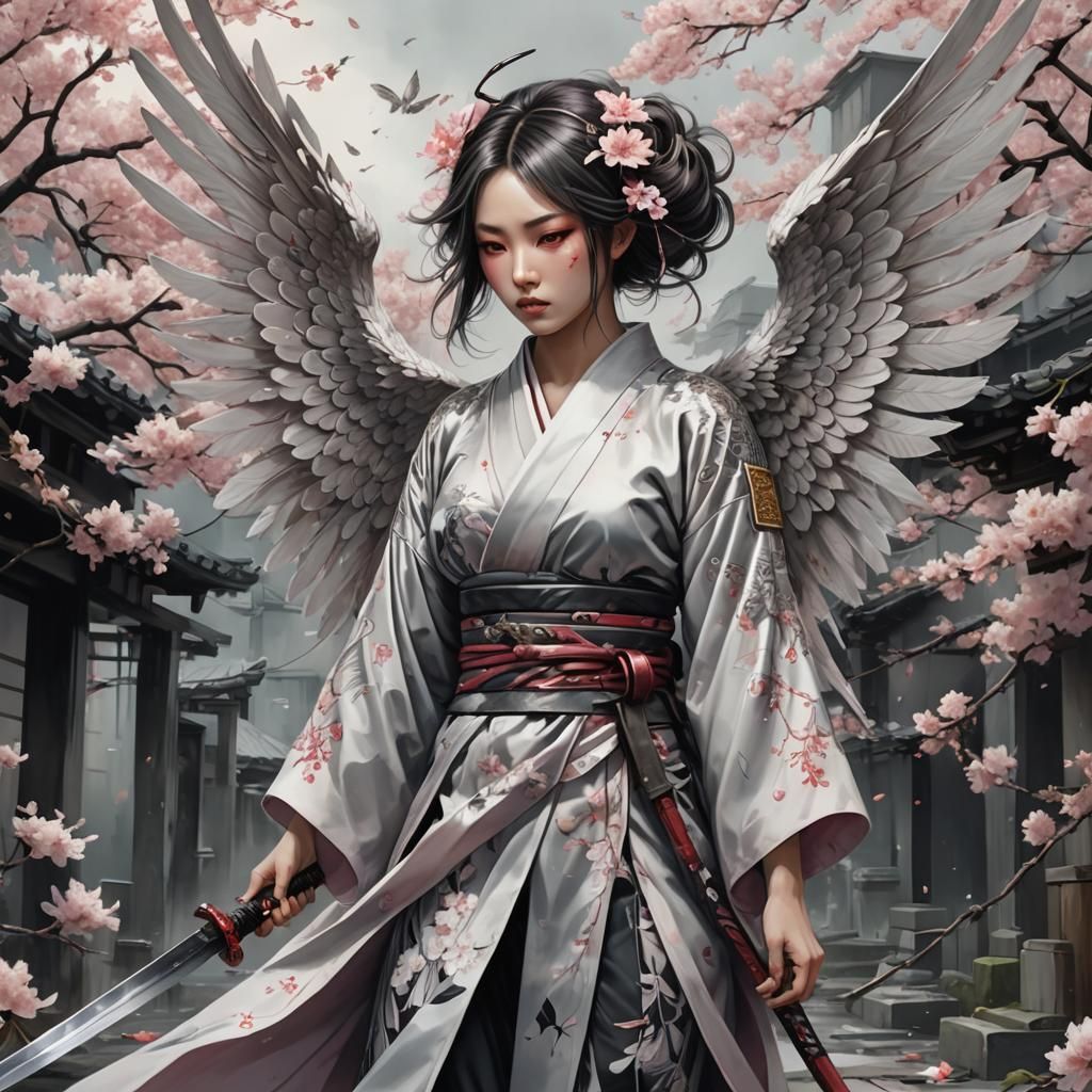 Warrior with wings