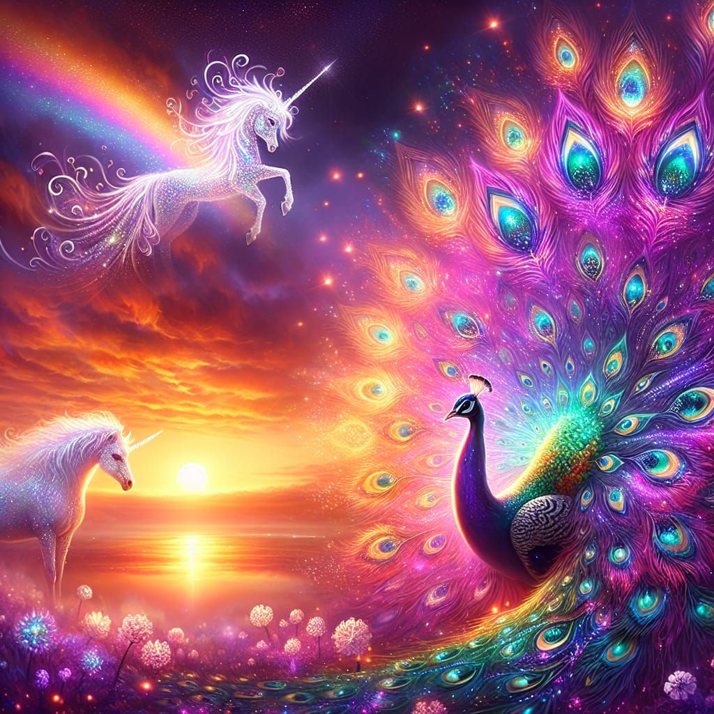 🌅🦚🦄❄️