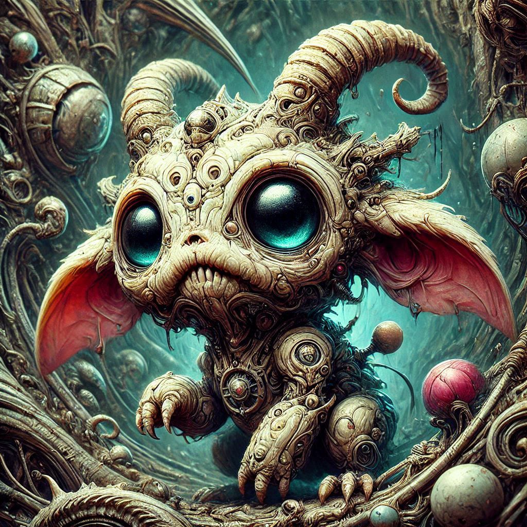 adorable fairy-tale fantasy creature portrait..