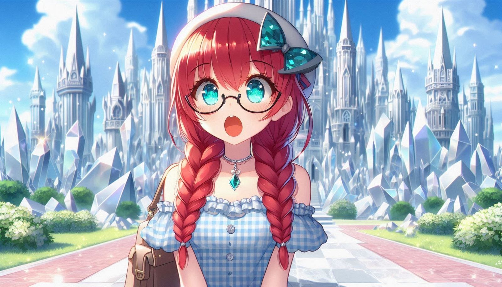 OZ lookin through Emerald glasses