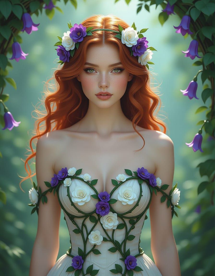 “She bloomed where the moonlight touched her.”