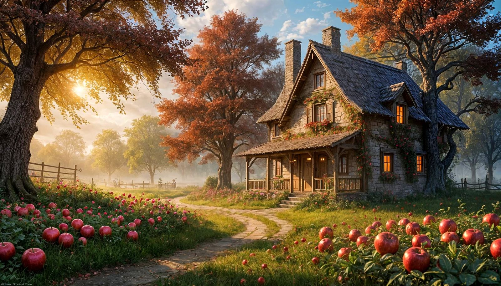 An enchanted orchard  by @Carlos