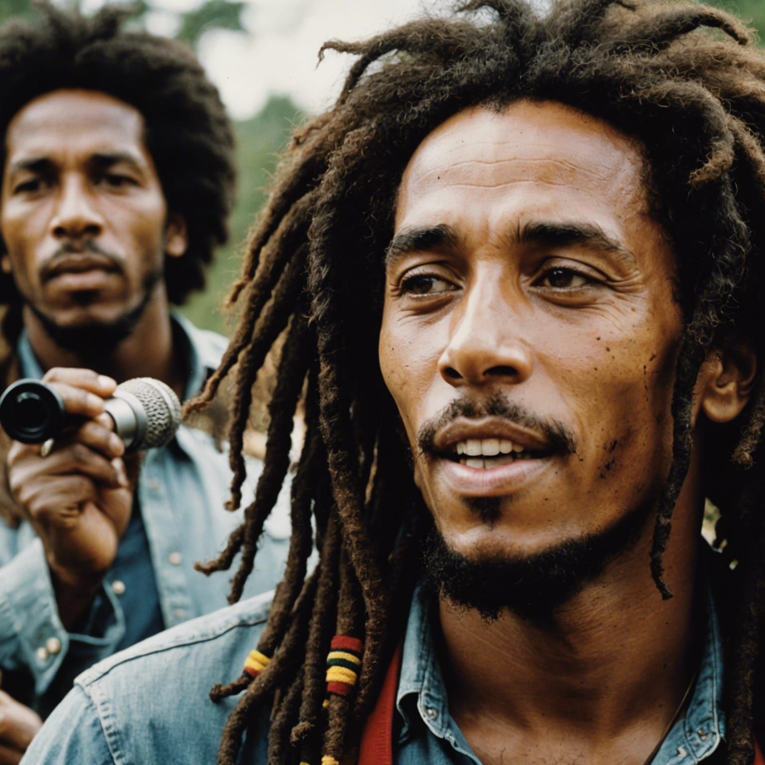 Bob Marley in 1978 sharing the message "One Love"