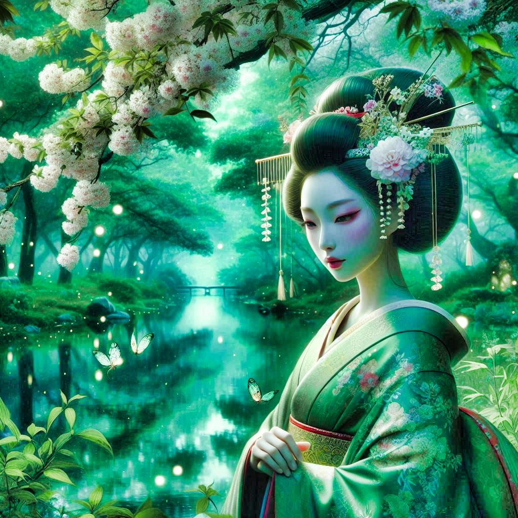 Portrait of a Geisha