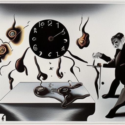 Salvador Dali Melting Clocks AI Generated Artwork NightCafe Creator   H2aqnbsxhAZJoKuAxVAB  1  Bcg0k 