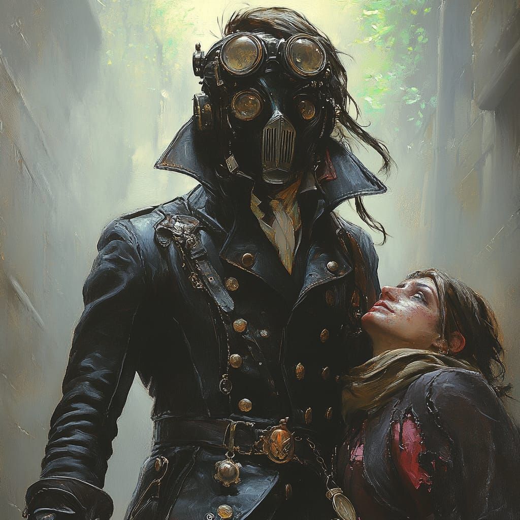 steampunk plague doctor