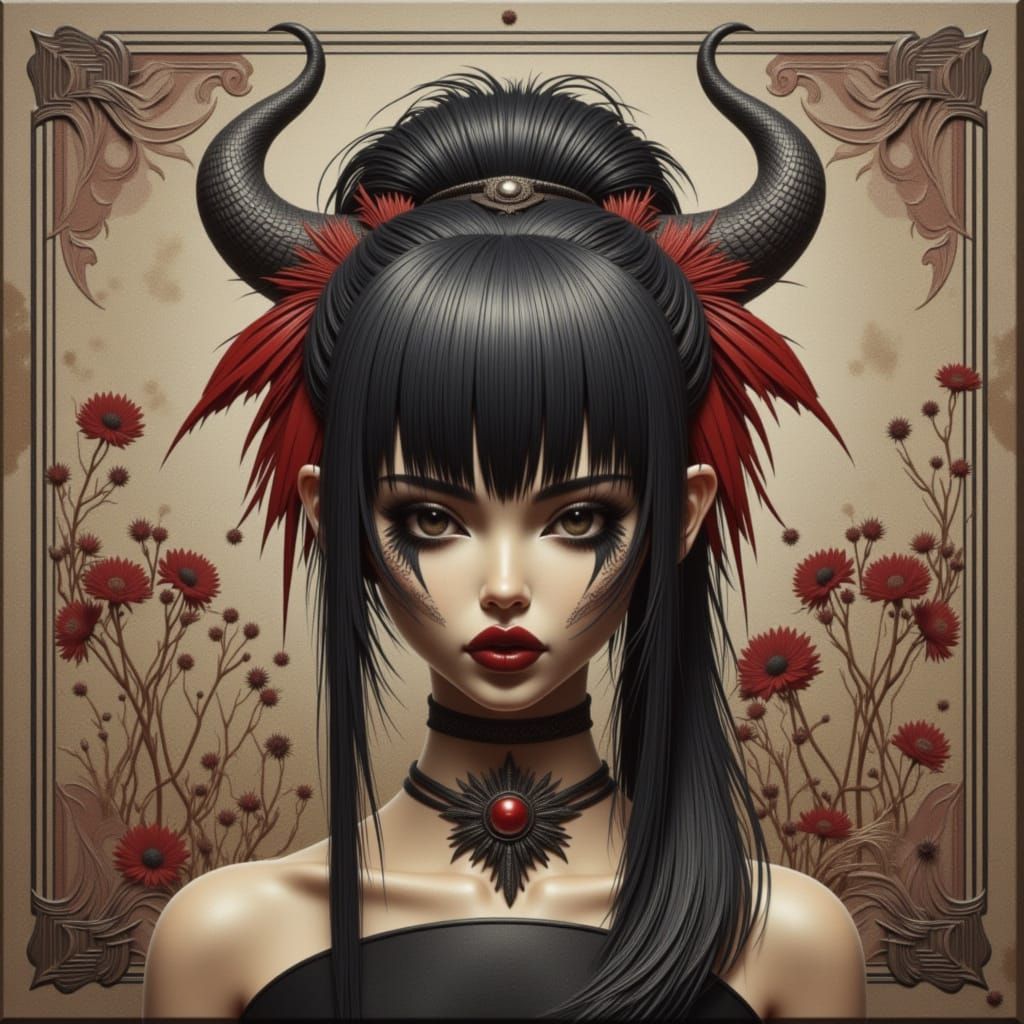 <lora:RAVENS SUN:1.0> <lora:Blunt Bangs:1.0>