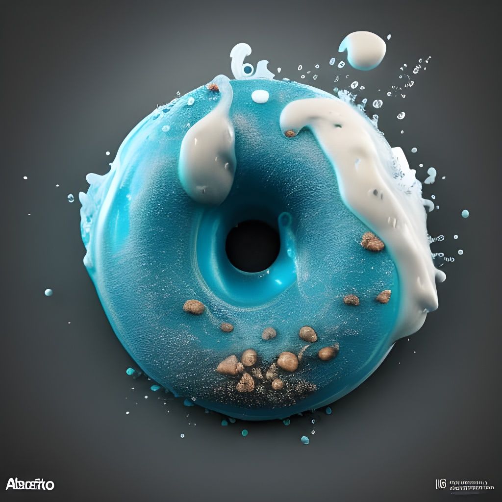 Glossy donut.   by @HashPowerNet