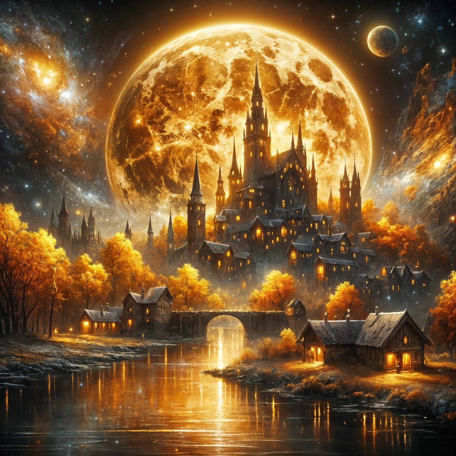 “The Last Moon of Eldoria”  by @W4rstr0m