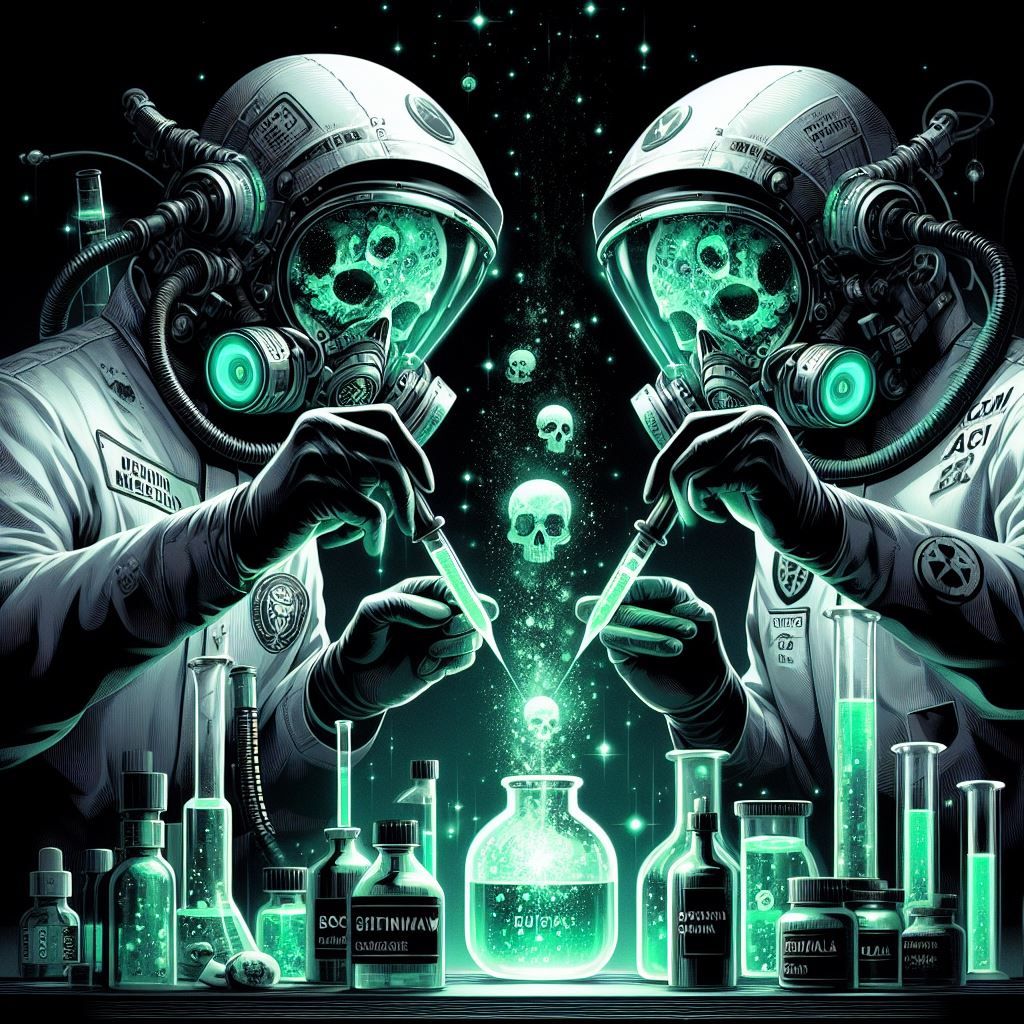 Foodjoo and Lebowski concocting an anti-cute potion